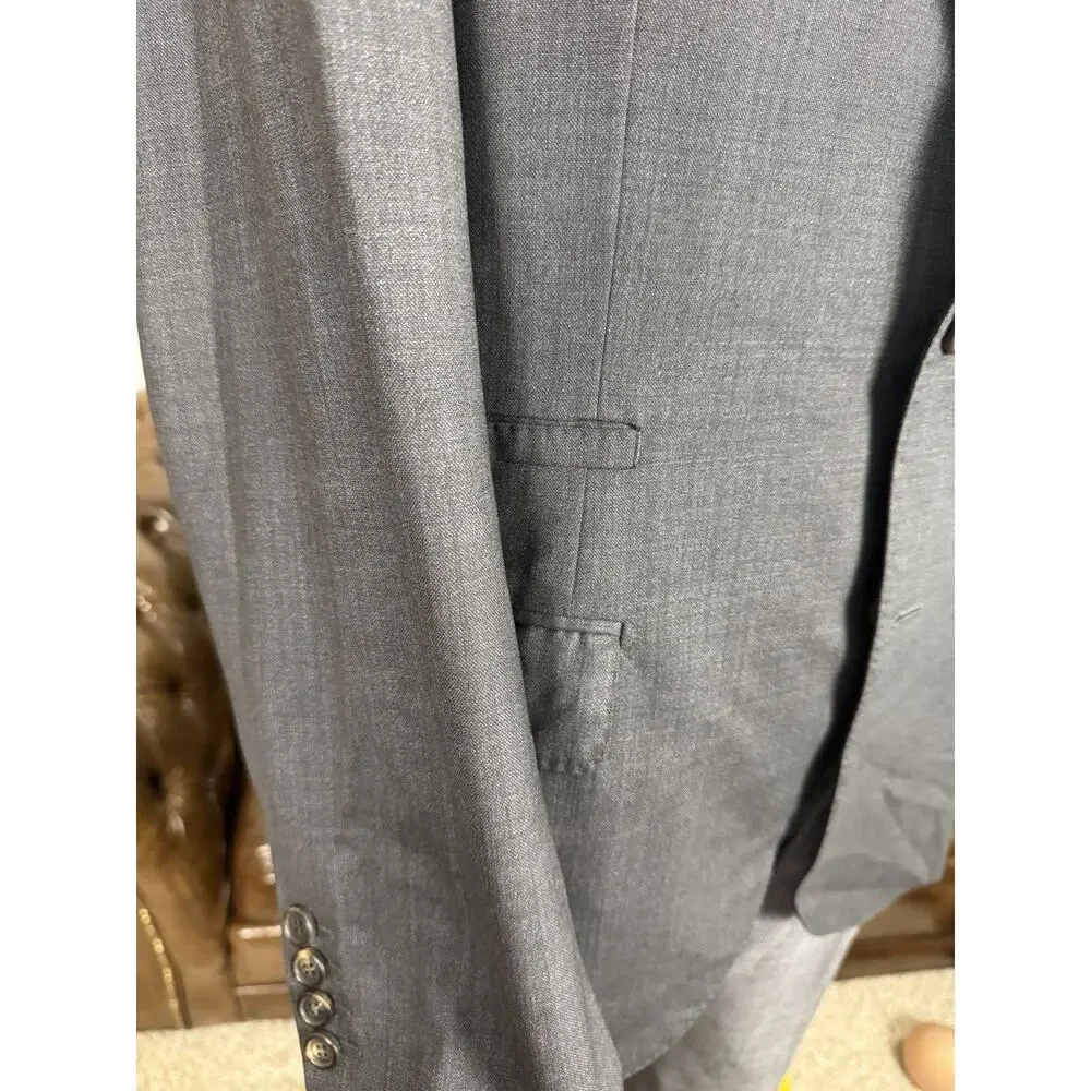 Brunello Cucinelli Charcoal Wool Sportcoat Jacket 54 IT 44 US Men’s Unstructured